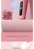 Dual-Use Ceramic Hair Curler & Straightener - Rechargeable, Portable, Non-Damaging