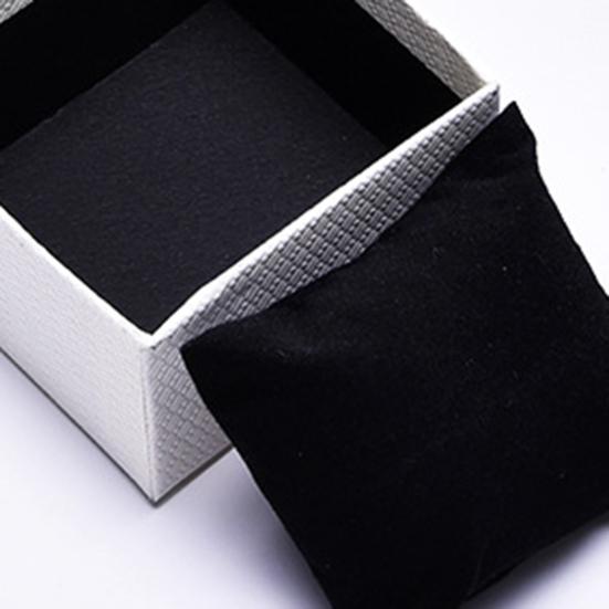 Rectangle Gift Box with Ribbon Bow Cushion Valentine's Day Bridesmaid Wedding Birthday Present Wrapping Box with Lid Portable Jewelry Packaging Box