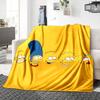 1Pc Simpsons Family Lineup Blanket Soft Throw Blanket For Home Bedroom Bed Sofa Travel Office Solid Christmas Blanket