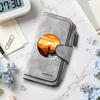 Adventure Awaits Pattern Portable Durable Fashion Long Wallet for Daily Use