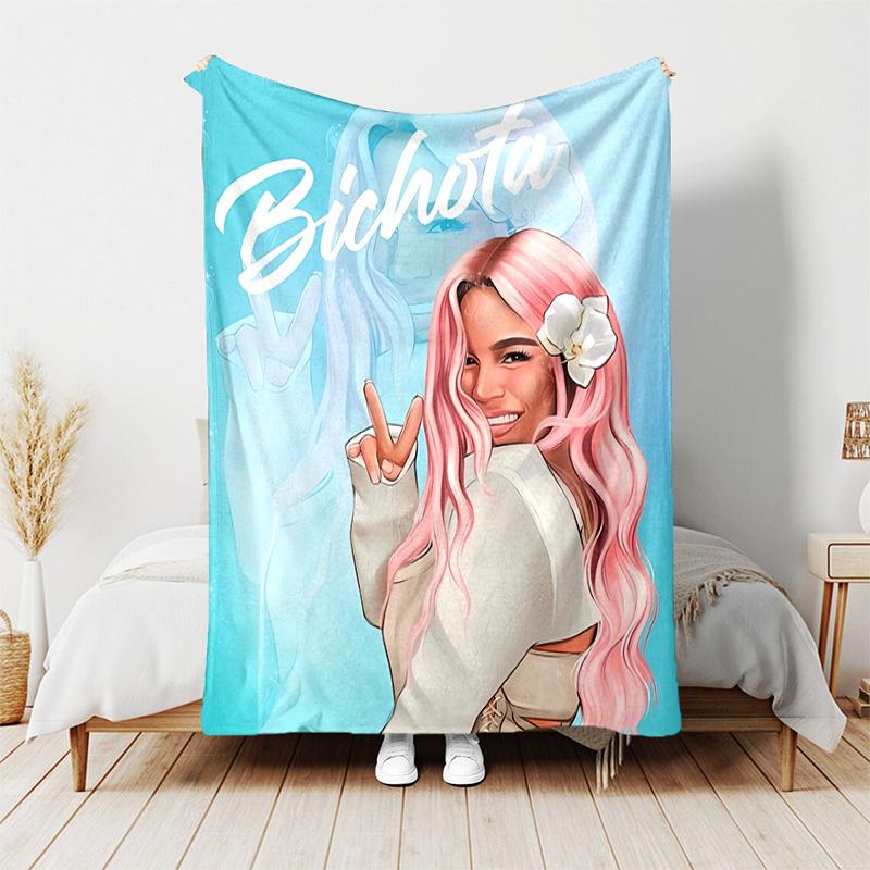 1pc Blanket - Karol G Print Design, Lightweight Blanket for Sofa, Bed- Soft &Warm, Gift for All Seasons