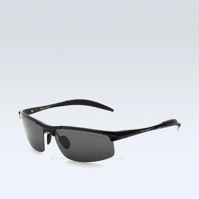 VEITHDIA marque concepteur en aluminium hommes lunettes de soleil polarisées lunettes de soleil accessoires lunettes pour hommes