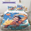 Set Copripiumino Trapuntato con Fantasia Cartone Animato Federa Decorazione per la Casa Regalo di Compleanno (1 * copripiumino + 2 * federa, senza nucleo)