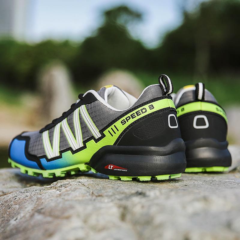 Hochwertige Herrenschuhe Outdoor-Reise Wanderschuhe rutschfest abriebfest 47 große Größe 46 Herren atmungsaktiv leicht niedrig geschnittene Wanderschuhe