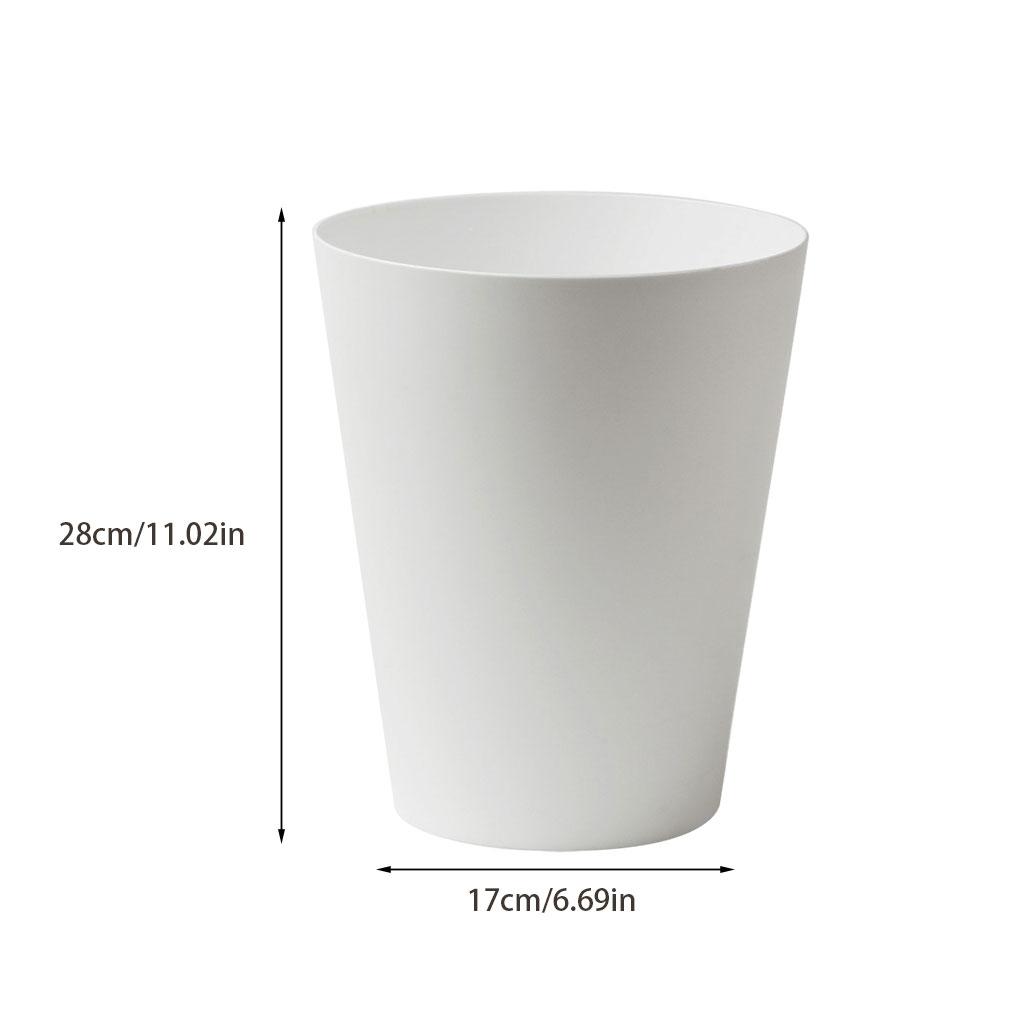 Trash Can Garbage Bin No Lid Waste Case Basket For Business Bedroom Living Room Household Dorm Organizer Ornaments