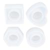 Crystal Epoxy Storage Box Mold DIY Hexagonal Round Square Dining Towel Buckle Silicone Die