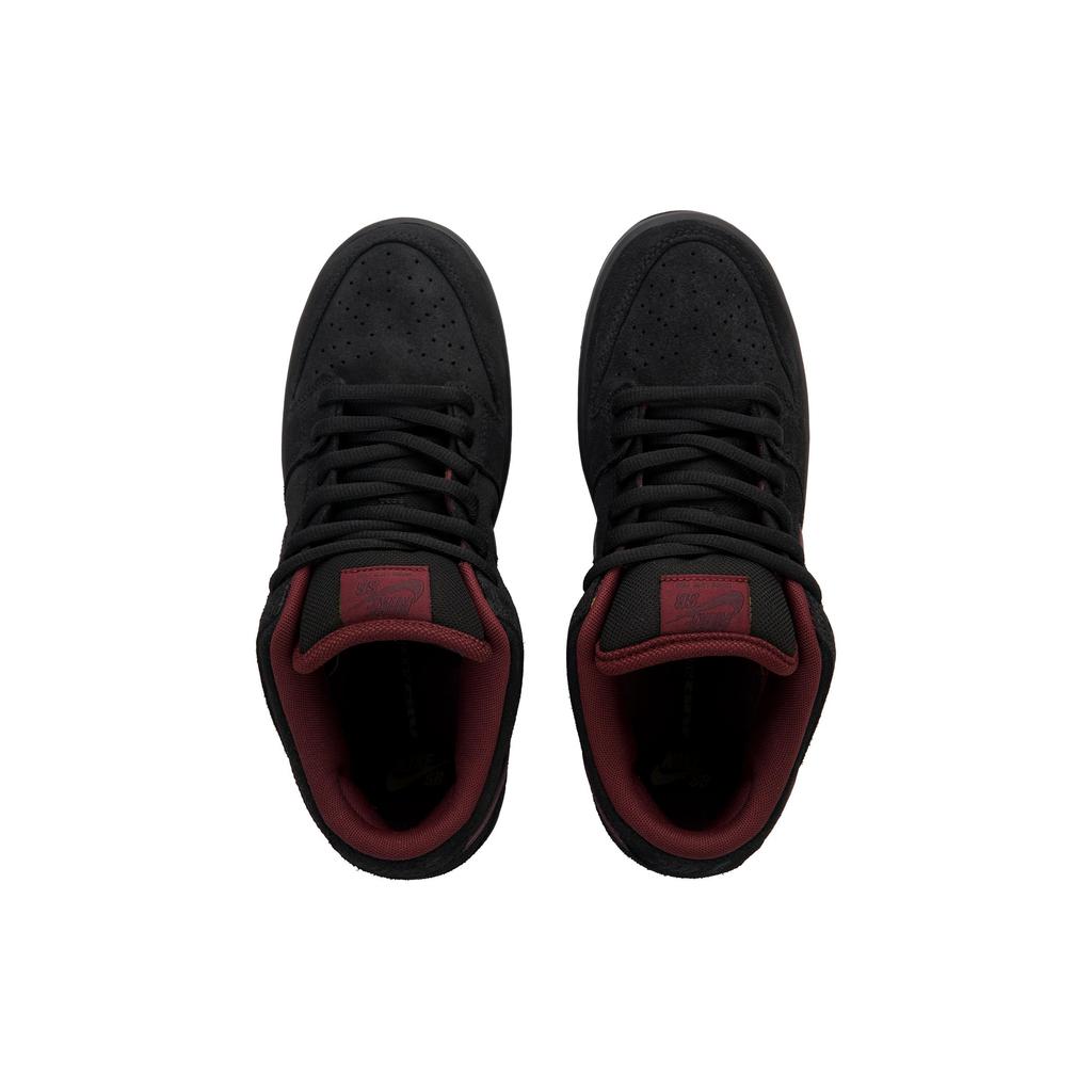 Nike Dunk SB Yuan Black Hole Low top Skateboard Shoes Unisex Black Red HQ1625-600(Team734-)