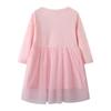 European Style Cartoon Girls' Long-Sleeve Mesh Princess Dress for Autumn