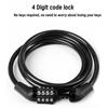 Combination Lock Suitable for Bicycles, Motorcycles, Electric Bicycles