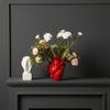 Vaso Decorativo, Vaso Decorativo a Forma di Cuore per Decorazione Composizioni Floreali, Camera da Letto Soggiorno Balcone Giardino Davanzale Arredamento Casa