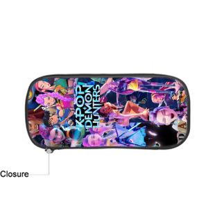 Huntrix Kpop Printing Peripheral Soft Pencil Bag Witch Hunter School Student Pencil Stationery Case