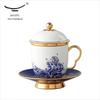 Auratic Sea Pearl Gold Ceramic Tea Cup Set