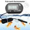 Digital Aquarium Thermometer with Probe Suction Cup Fish Tank Water Electronic Thermometer Measurement Degrees Celsius ℃
