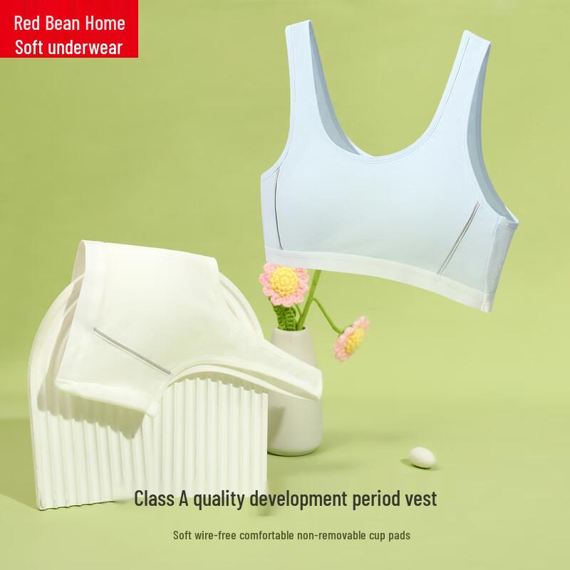

Hodohome Girls Silk Blend Breathable Training Bra Set A75