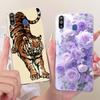 Für Samsung A40S Hülle Transparent Niedliche Katze Mode Schmetterling Lustig Bemaltes Gehäuse Für Samsung Galaxy A40S Abdeckung SM-A3050
