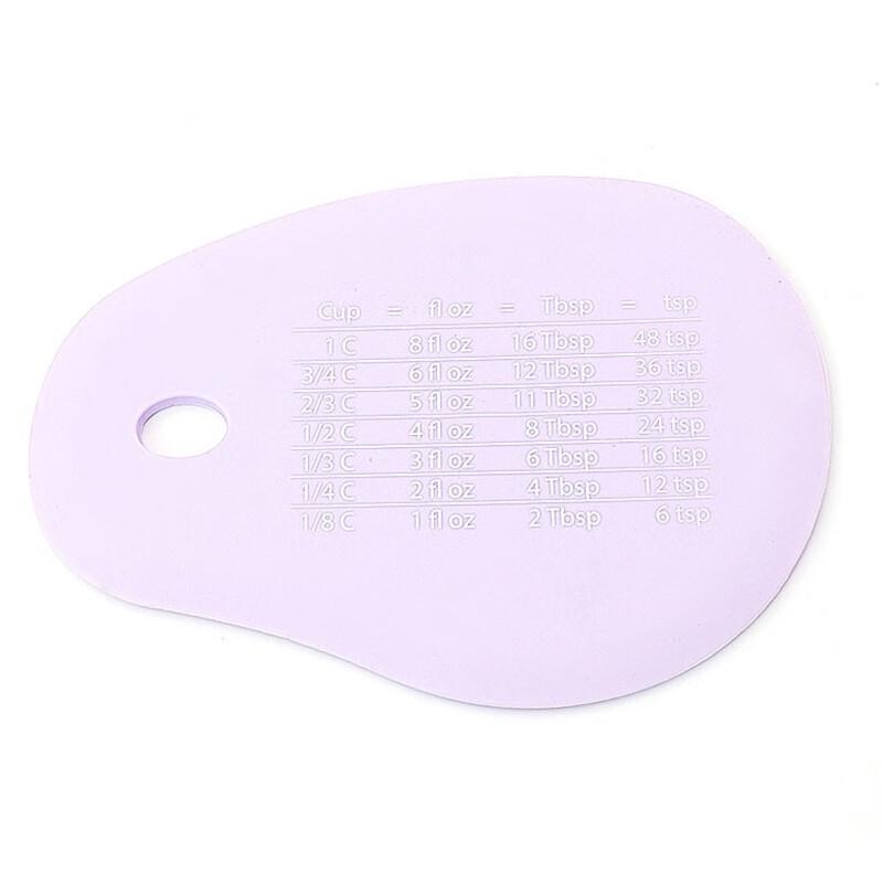 Silicone Dough Scraper & Cutter with Scale