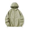 Nuovo Abbigliamento Estivo Sottile con Cappuccio Protezione Solare Manica Lunga Sportivo Outdoor Uomo
