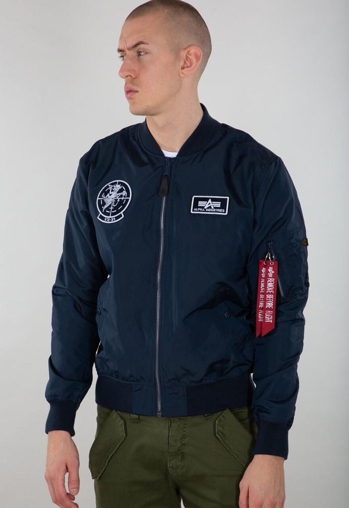 Winter Jacket Alpha Industries MA-1 TT Glow In The Dark (116102) Rap. Blue (116102-07)