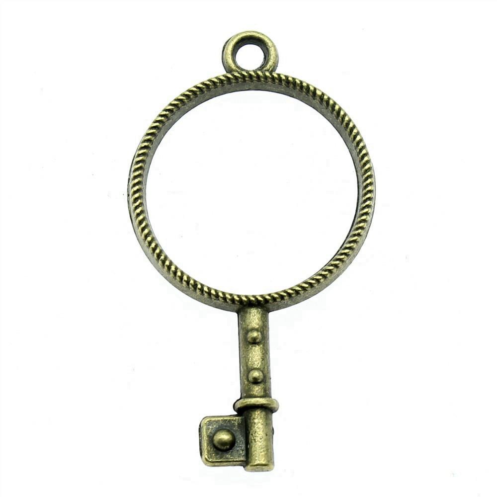 Geometric Openwork Resin Charms MOON HEART Pendants Multi Color Alloy Jewelry Component