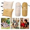 Outdoor Travel Sleeping Pillow Comfortable Ultralight Sponge Pillow Ergonomic Portable Ultralight Pillow for Backpacking Hiking