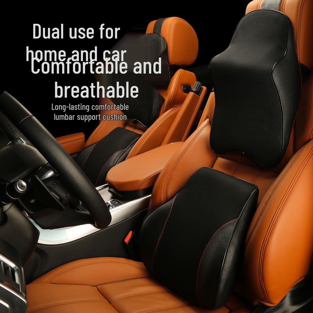 Memory Foam Car Lumbar Support Pillow Set for Drivers