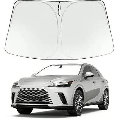 Foldable Car Windshield Sun Shade, UV Protection Front Sunshade Keeps Vehicle Cool, Fits Most Sedans & SUVs