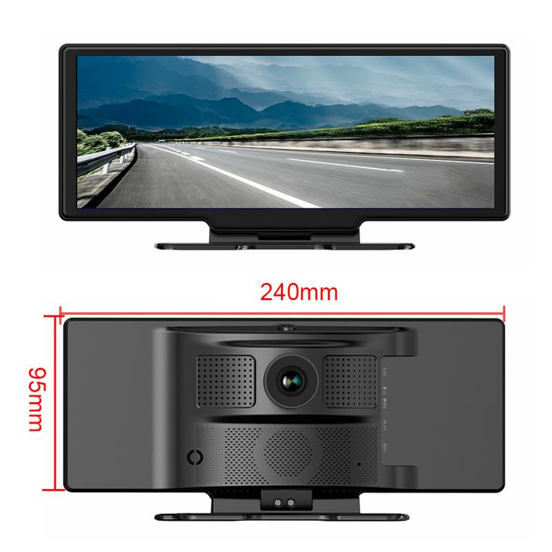 

10.26 Car Dash Cam 1080P DVR Multimedia Player Support Carplay Android Auto FM