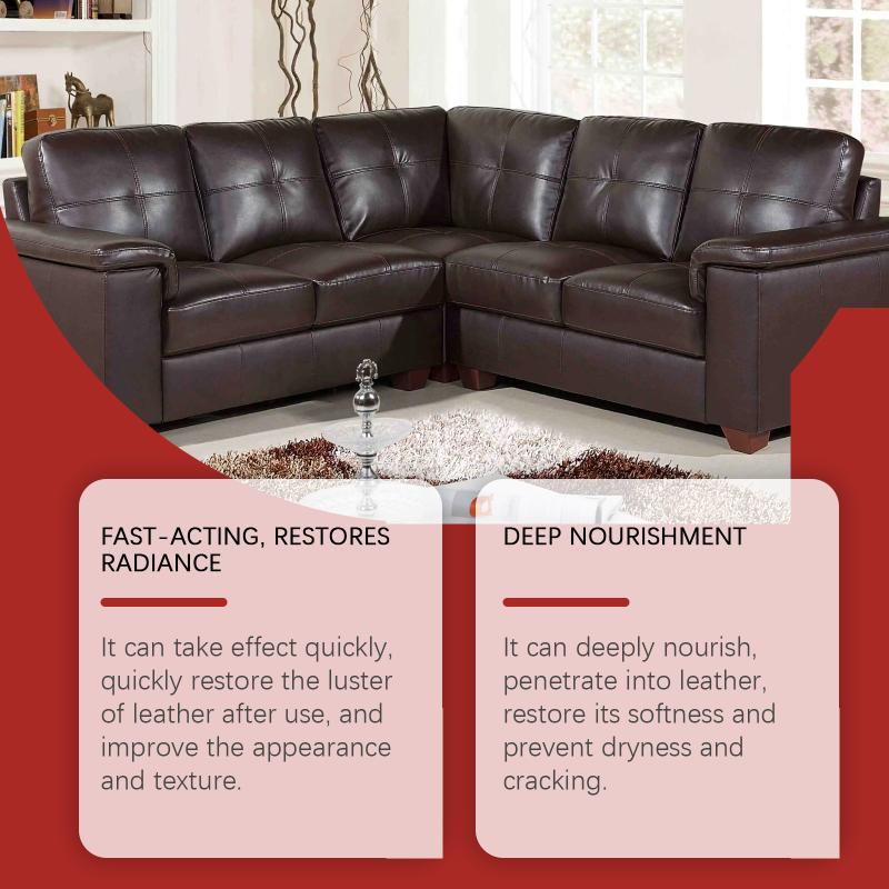 

Leather Polish Cream Sofa Stain Removal Refurbished Cleaning Leather Craft Shoes Bags Car Seat Maintenance Leather Conditioner one size
