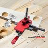 35mm Hinge Bore Guide, Cabinet Hinge Drilling Jig for Woodworking, Mounting Tool for Cabinet Door Concealed Hinges