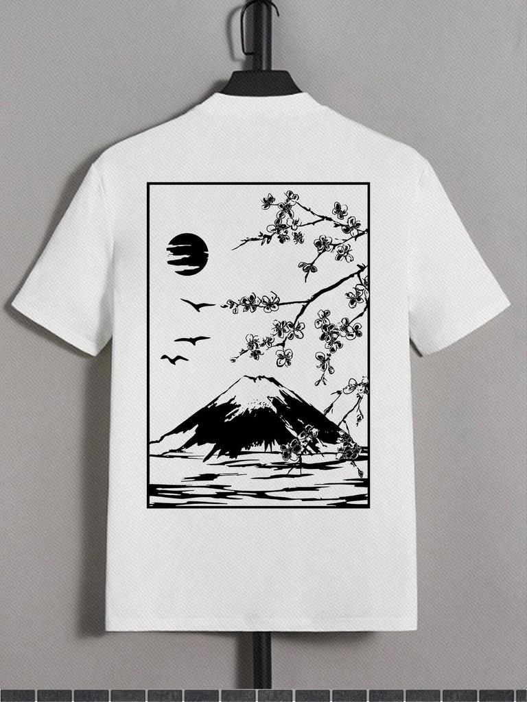 Manfinity Hypemode Men Mountain Print Tee