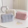 Bolsa de Cosméticos de Terciopelo Organizador de Almacenamiento de Gran Capacidad Bolsa de Maquillaje Portátil para Pinceles de Maquillaje Labiales Productos de Cuidado de la Piel
