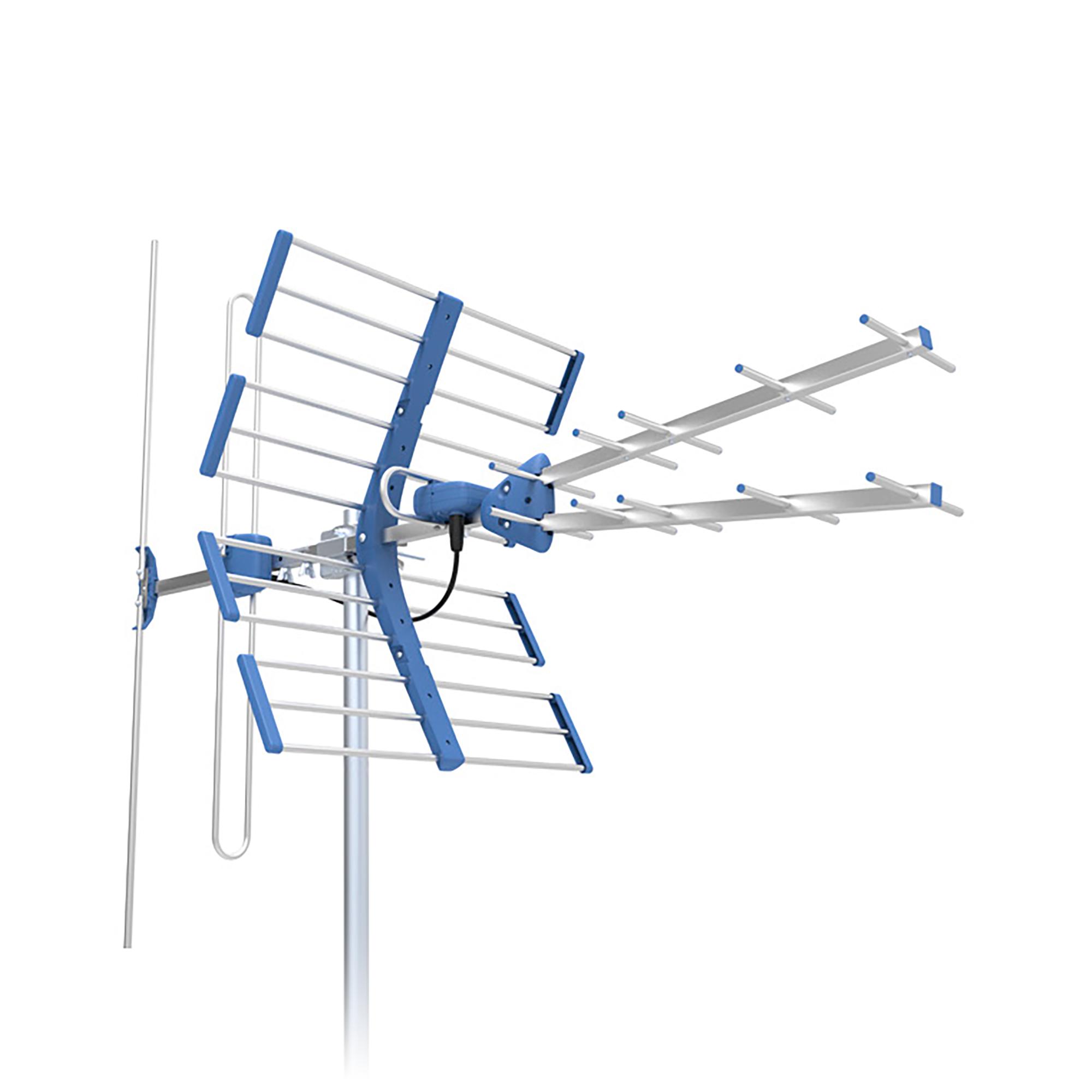 DVB-T2 TV Antenna VHF UHF TT W21 Gold COMBO 5G Protected Filter Telkom Telmor