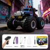 Off-Road Remote Control Big Foot Stunt Car with Shock Absorbers and Spray Action - Children's Toy
