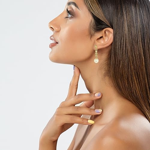 Cele mai recente colecții de perle Estele Cercei cu picătură pentru fete și femei