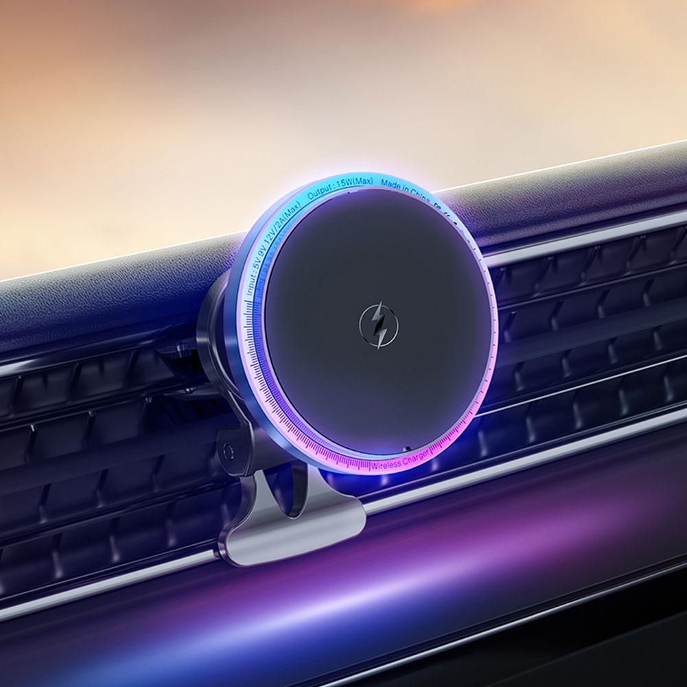 Magnetic Wireless Charger Car Holder For Macsafe Max Pro Fast 2A Wireless 15W 14 Mount C W6D6