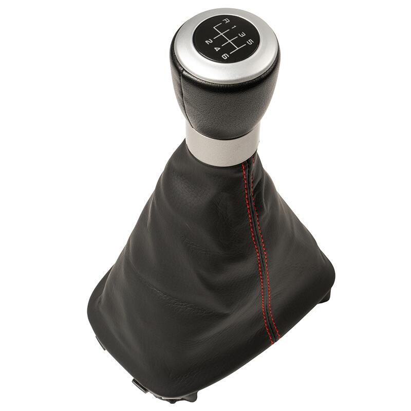Manual Leather 5/6 Speed Gear Shift Knob Gaitor Boot Cover For Seat Alhambra 2000-2010 Car Styling Accessories Replacement Parts