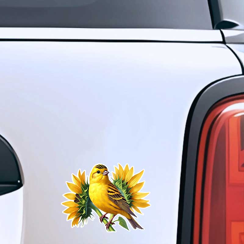 Canary Car Sticker Vinyl Decal Waterproof Rear Window Motorcycle Camper Bumper Truck Laptop Decoration Y05