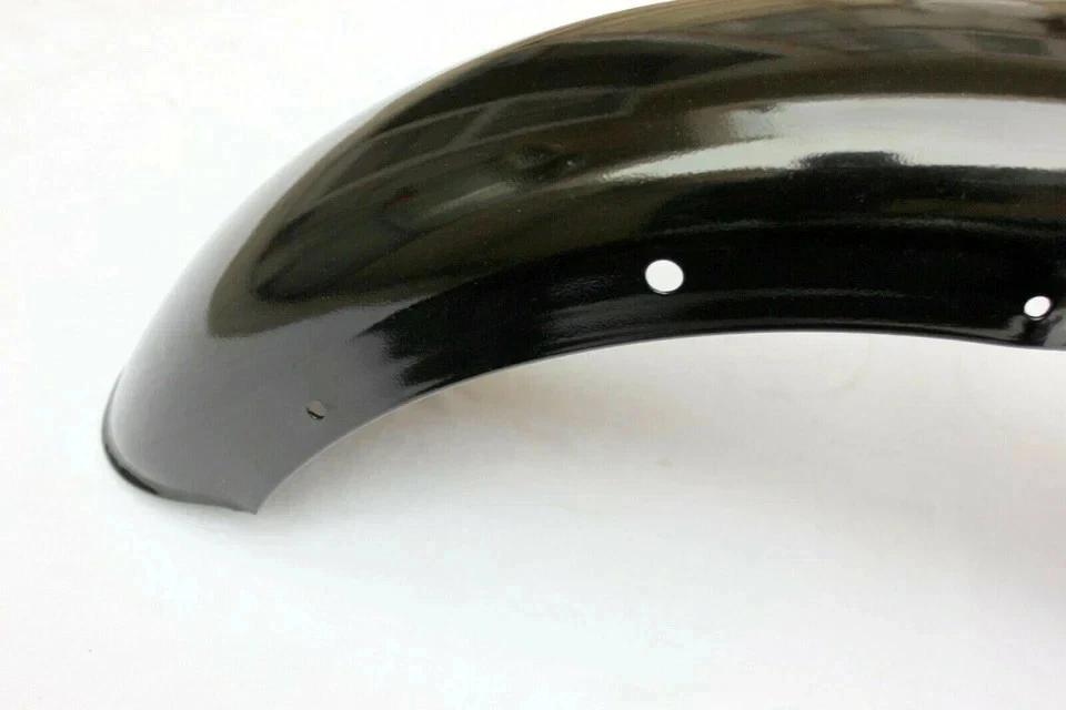ROYAL ENFIELD BULLET 350cc BLACK FRONT & REAR MUDGUARD FENDER BUMPER SET GEC