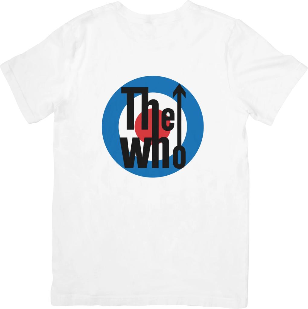 The Who mods, ska Music Unisex Fit for Men & Women Quality Cotton T-Shirt White.