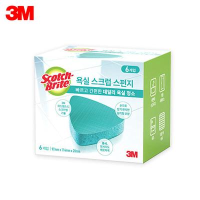 Bathroom Scrub Sponge 83604 (6 Pack)