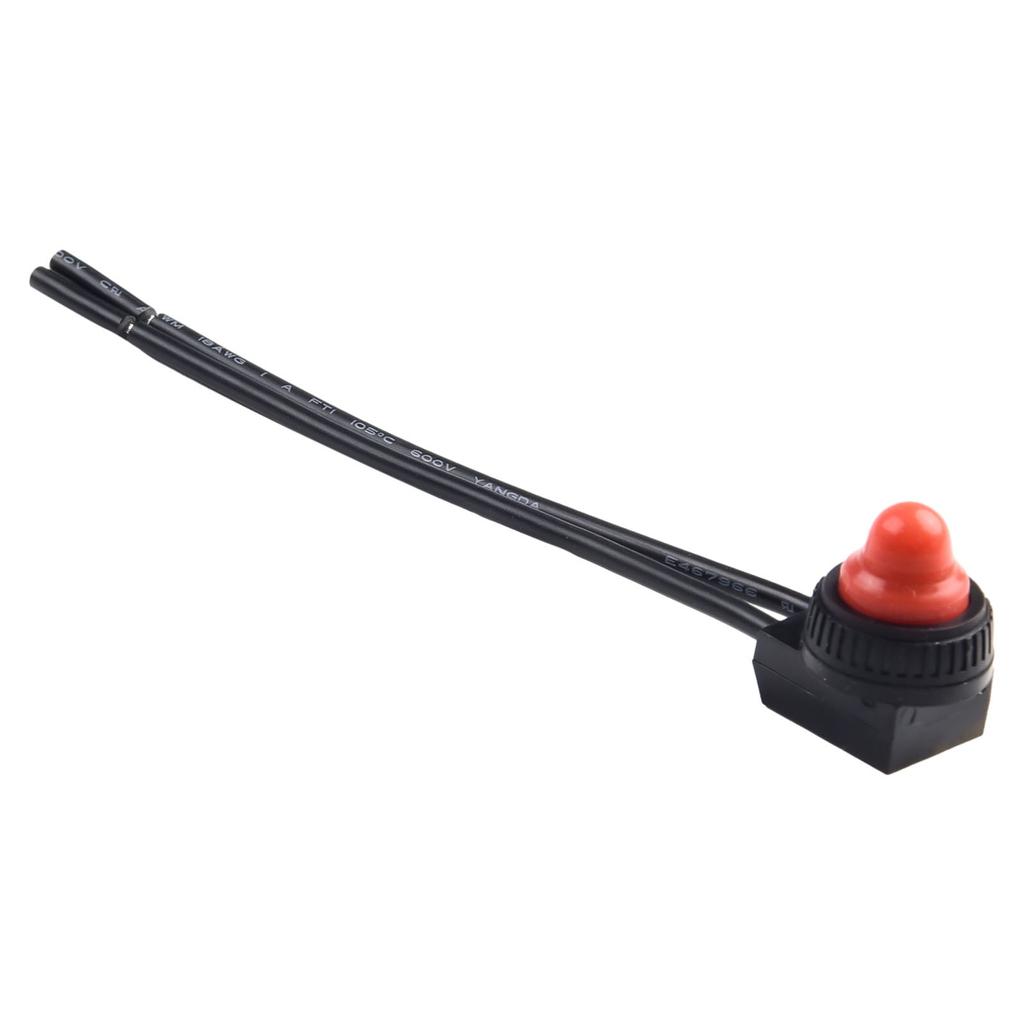 Protective Push Button Switch Red/black Rubber Cover Self-locking