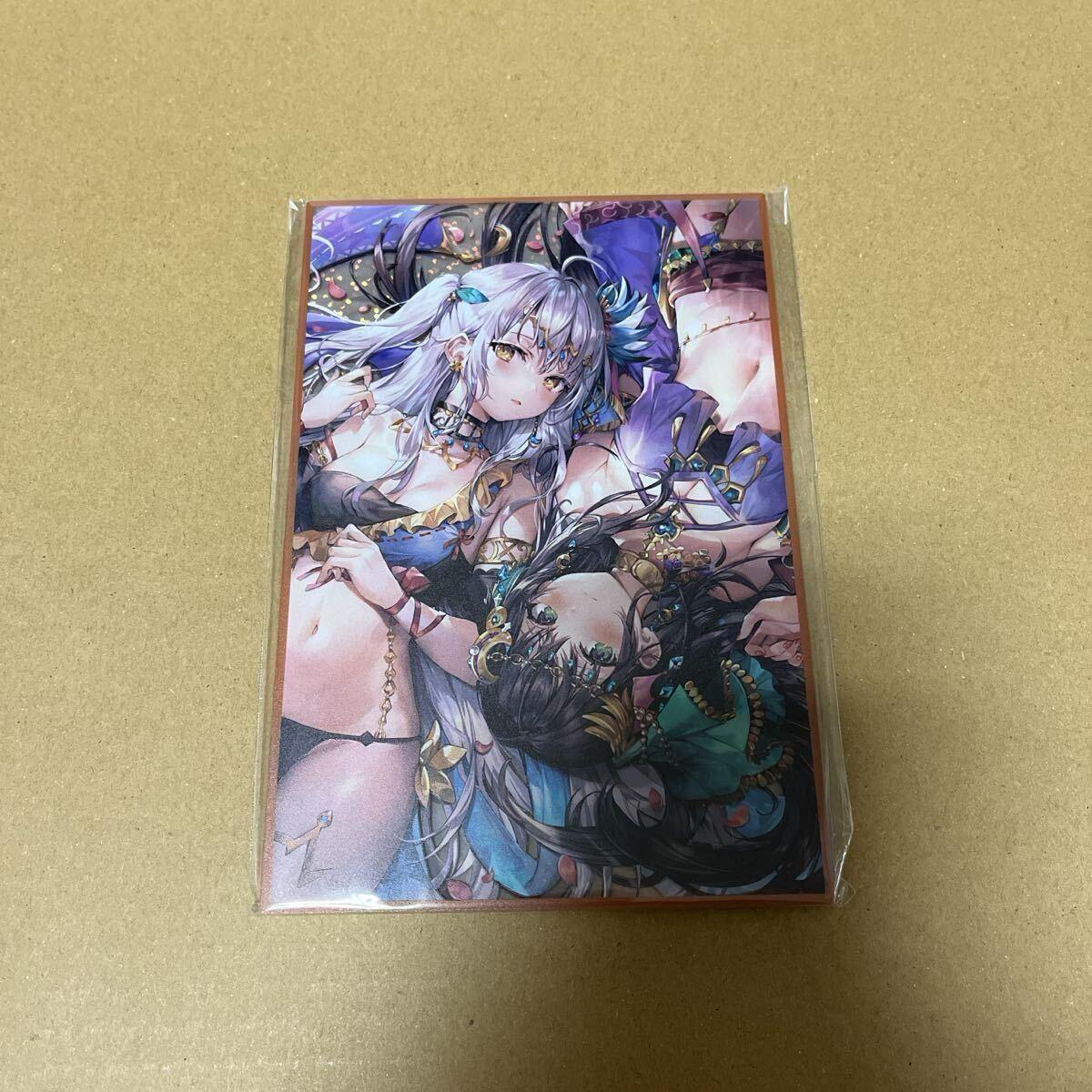 Used Momoko Sensei Hologram Acrylic Postcard Twin Star Dancer Sashiminekoya