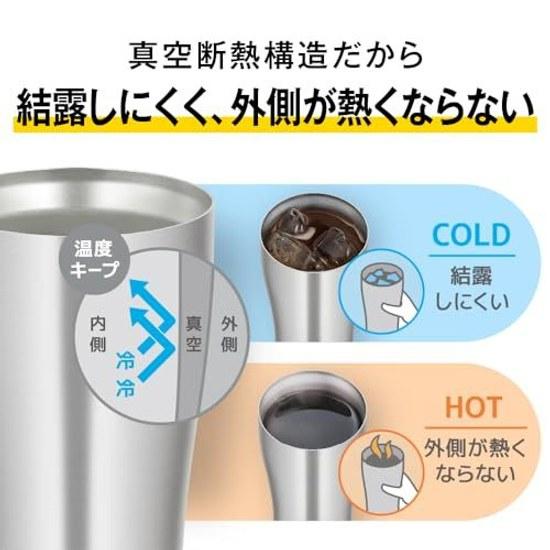 Thermos Vacuum Insulated Tumbler 420ml Blue Gradient Dishwasher Safe Bottle Structure Heat Retention Cold JDY-421C BL-G