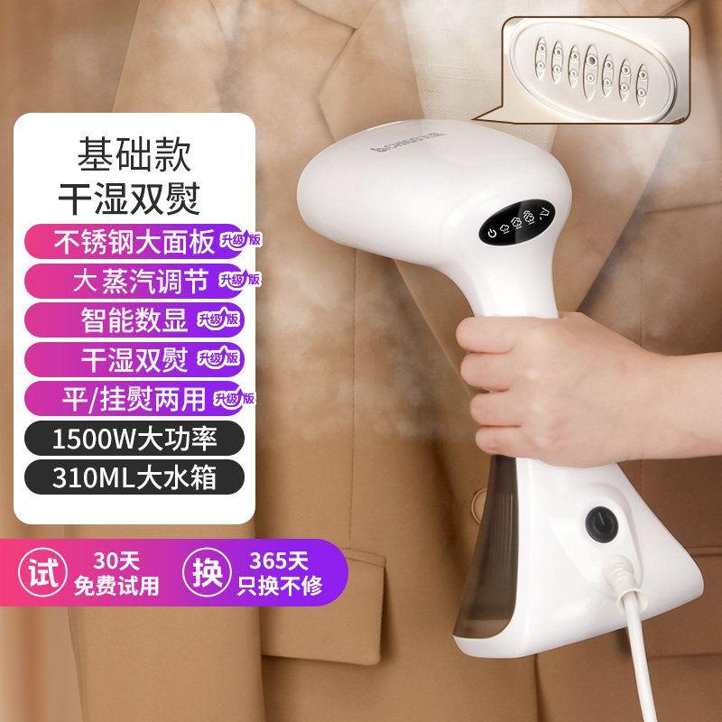 Zhigao Handheld Garment Steamer, Small Household Ironing Machine, Steam Iron, Portable Dormitory Clothes Ironing Device Basic Model [Stainless Steel Panel]