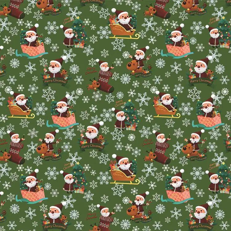 10pieces 70*50 Cm Colorful Christmas Diy Scrapbook Paper Pack, For Scrapbooking Supplies, Gift Wrapping Paper Best Gifts