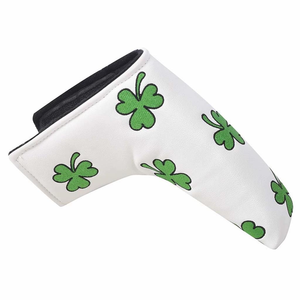 Exquisitely Embroidered One-Line Golf Putter Cover, Club Head and Ball Head Protective Cover,  Putter Head Cover for Golf Clubs