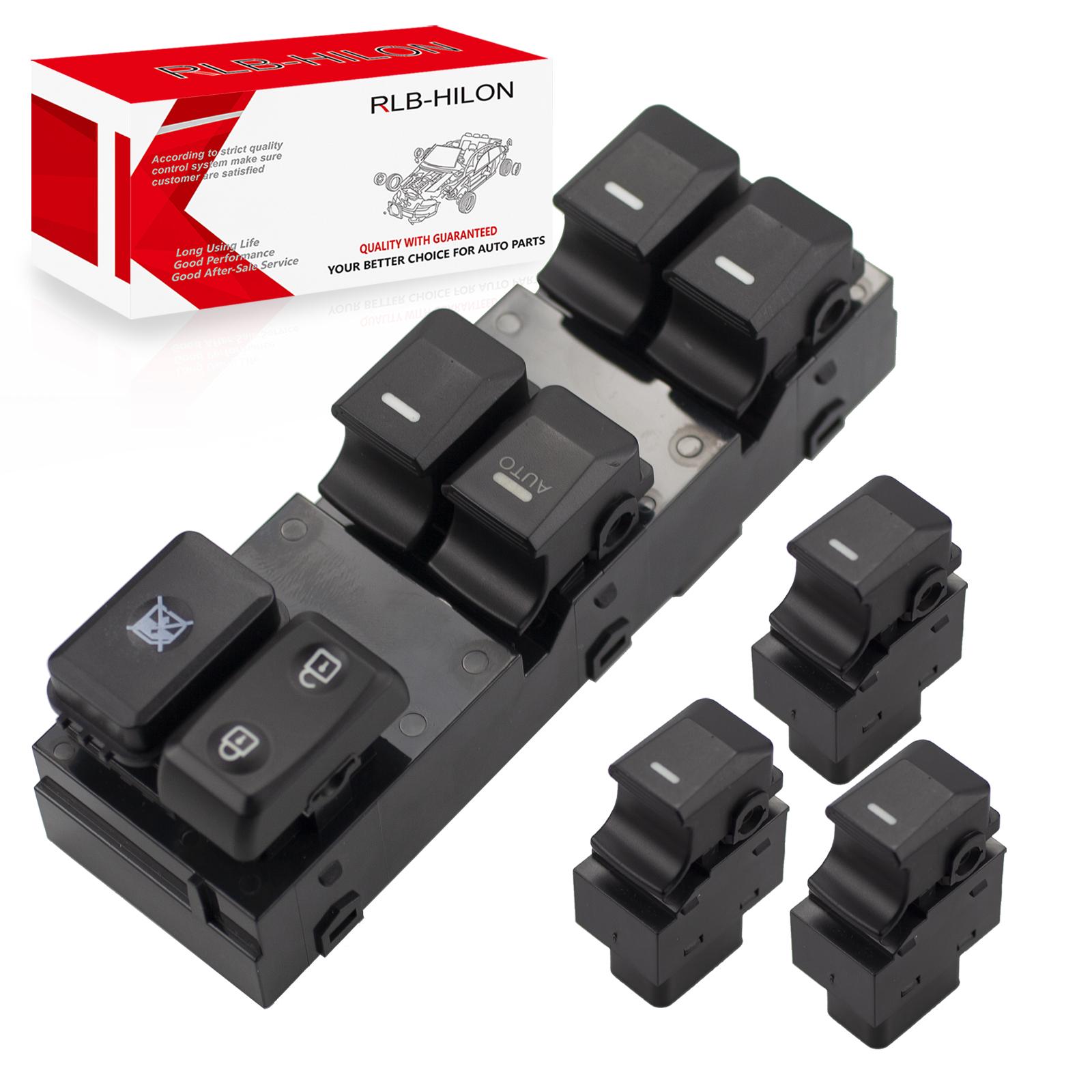 

93570-1X000 Electric Power Master Window Switch Button Set for Kia Sportage 2011 2012 2013 2014 3 Small switch