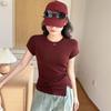 T Shirt Women Spring Autumn Oversize Loose Fit With Ruffles For Casual Wear
