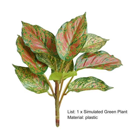 Plastic Faux Green Plant Easy Care Fancy Clear Vines Stem Fake