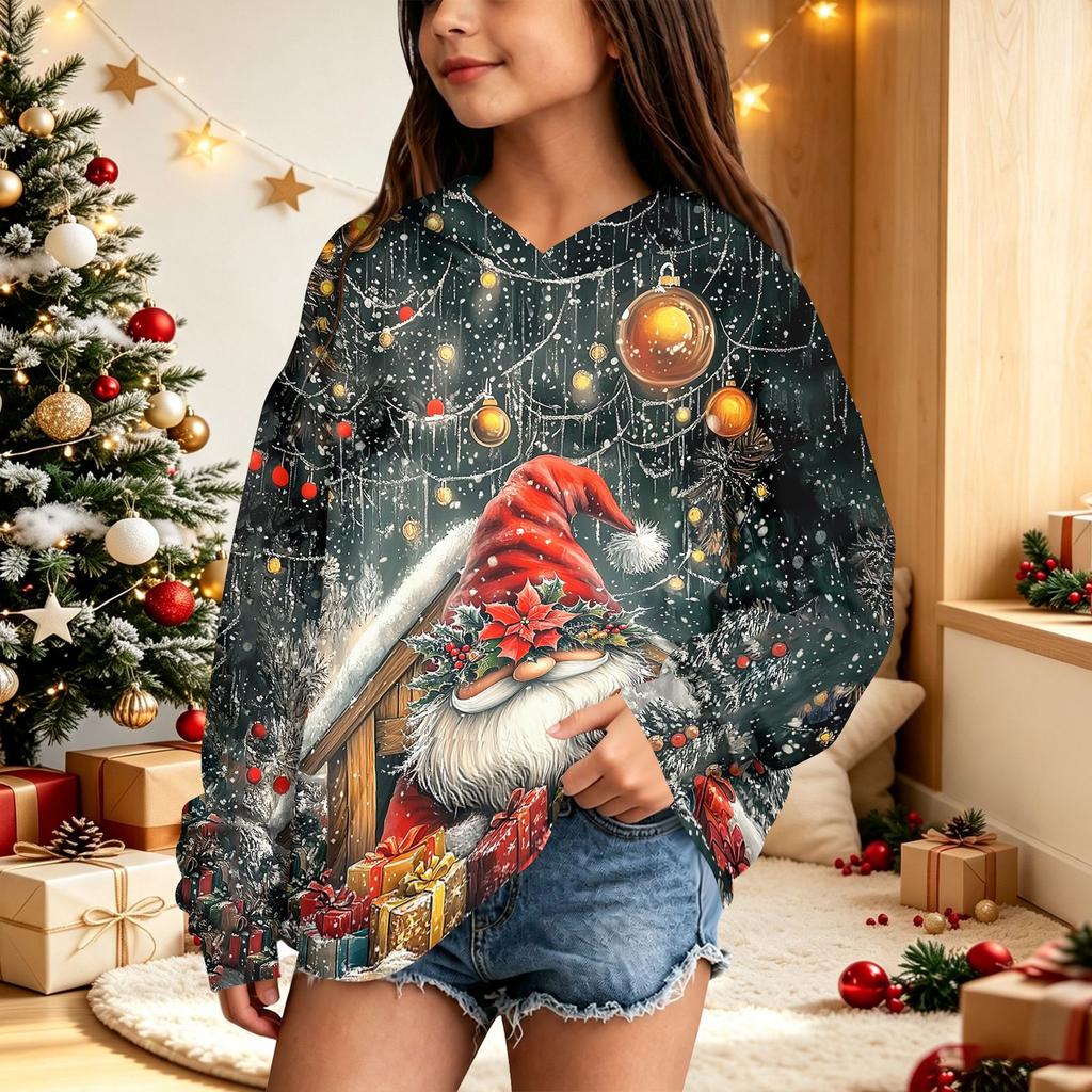 Children's Christmas Printed Sweater